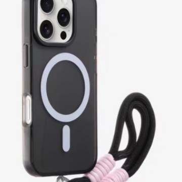 Ins simple contraste de color magnético para iphone16ProMax cordón 14 manzana 15 pareja 13 transparente 15Pro