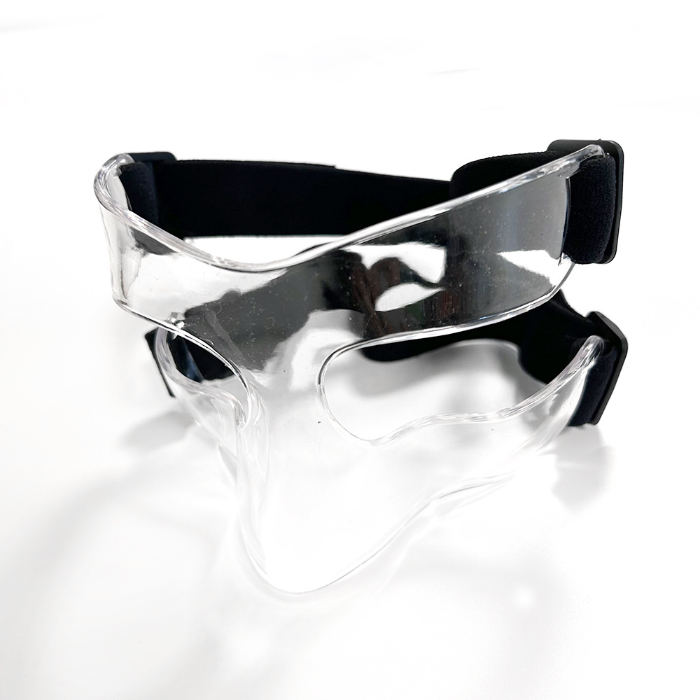 Máscara de baloncesto protección facial y nasal baloncesto transparente Equipo de Protección deportiva fútbol CBA máscara deportiva máscara anticolisión