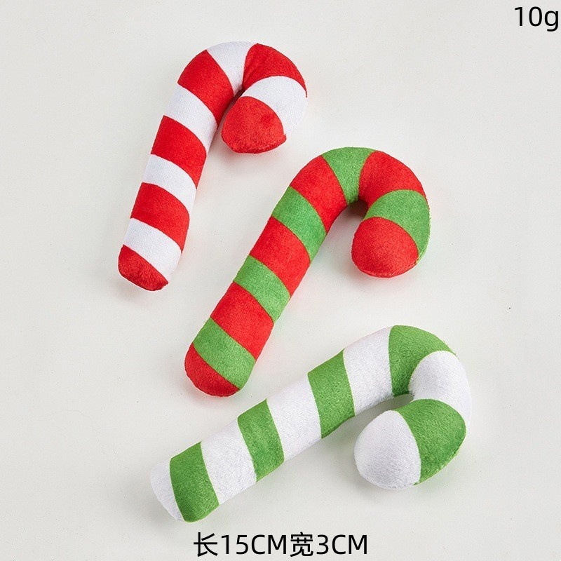 목발 크리스마스 고양이 장난감(무작위로 하나 보내기)