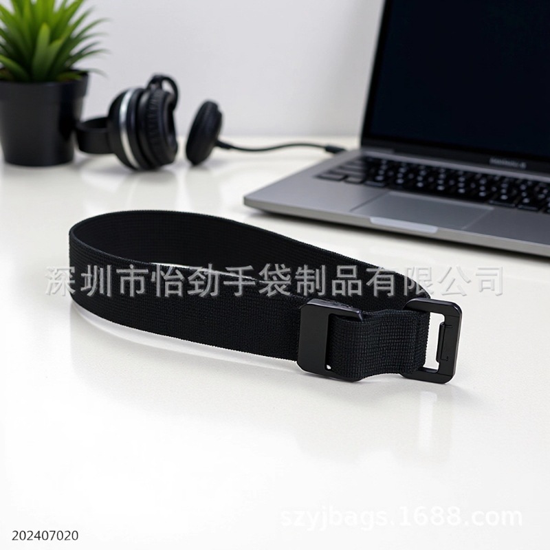 Multi-Purpose Elastic Band with Magnetic Magic Tape, Customizable, Can Automatically Adhere to Metal Surfaces, Can Be Printed with Logo