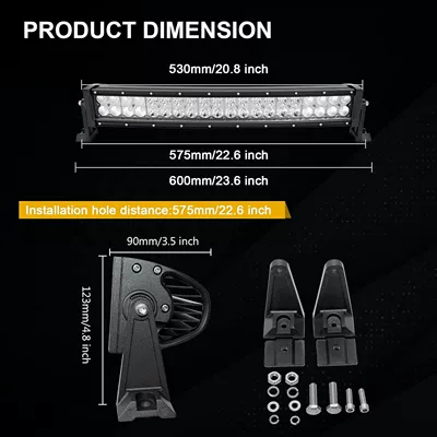 İşçi projektorları 22 inches 40LED 120W thick