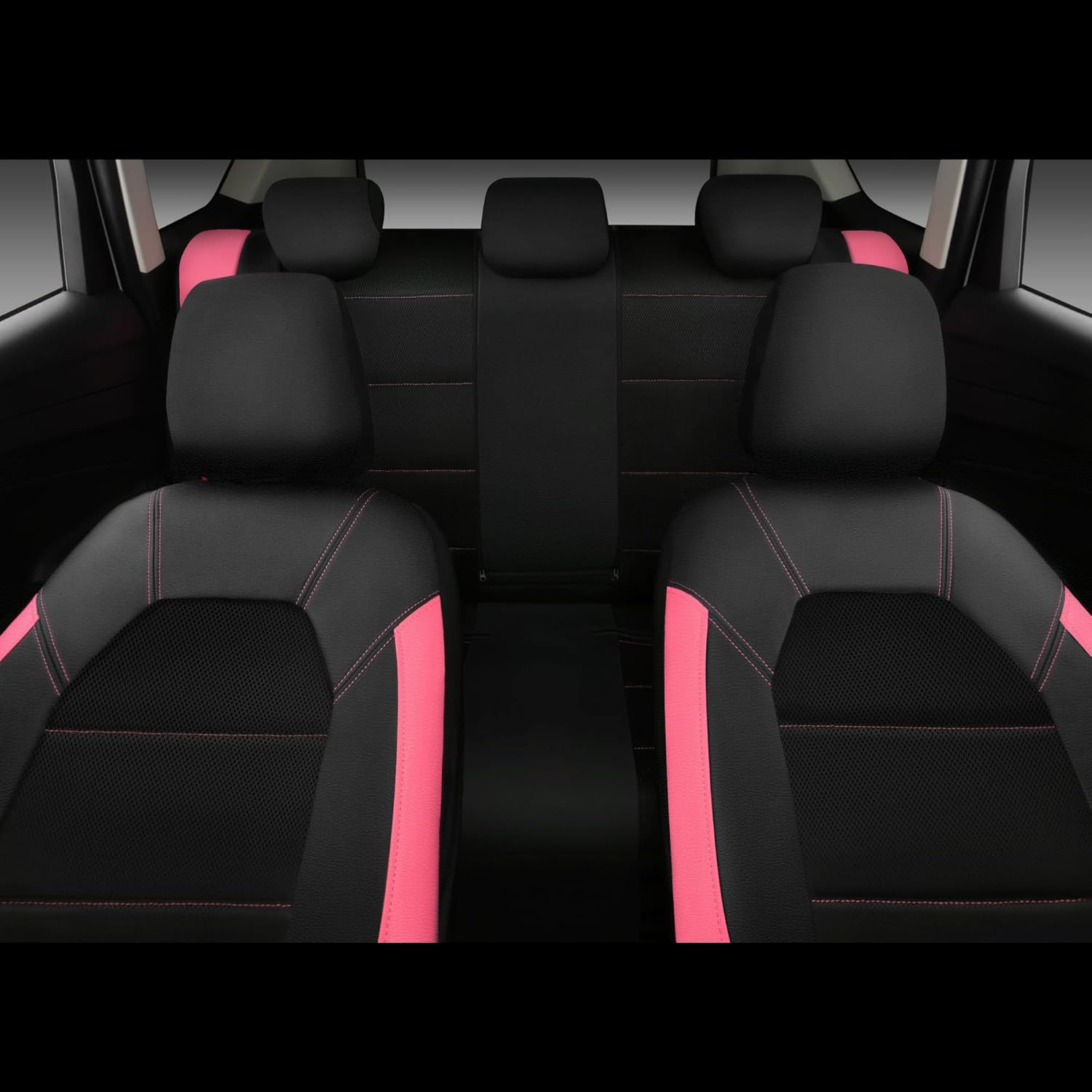 Cross-Border Pu Leather Universal Car Seat Cover Sandwich Leather Temu Amazon Meike Multi Factory Direct Sales