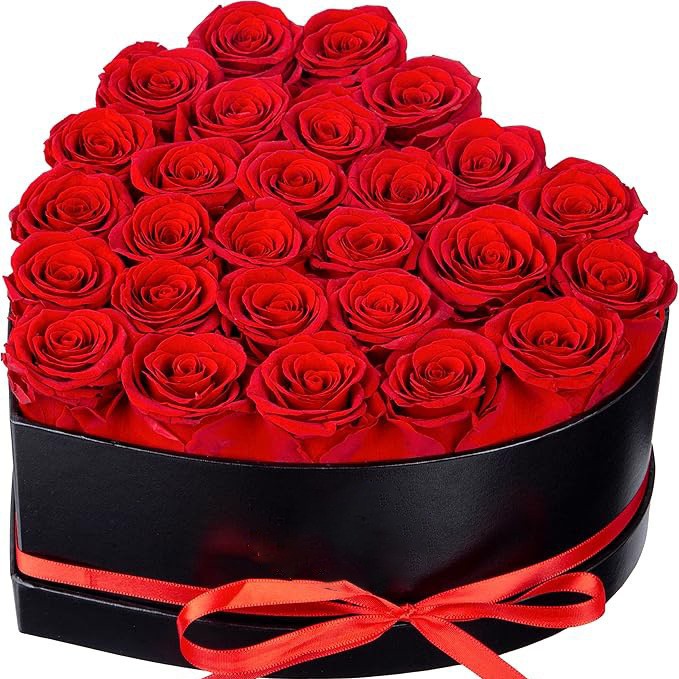 27송이 (블랙 박스 + 레드 플라워)