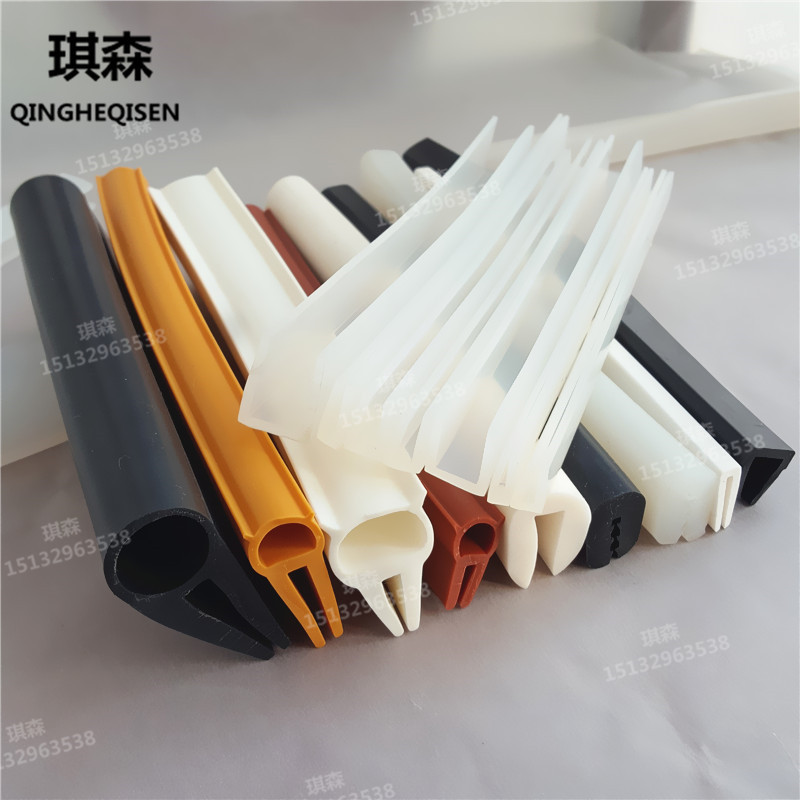 硅胶耐高温U型透明条玻璃钣金钢材包边防撞条 保护卡槽多色密封条