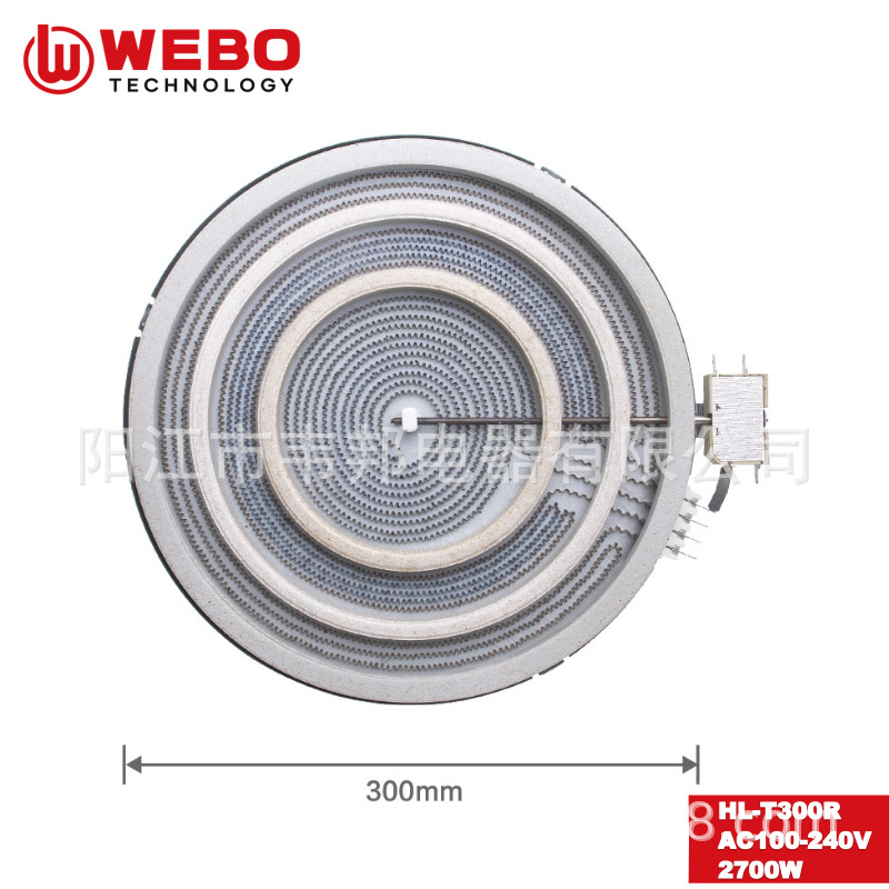 제조업체 도매 인덕션 쿠커 고출력 2700W 강력한 화력 스토브 요리용 통합 전기 세라믹 스토브 주방 가정용 액세서리