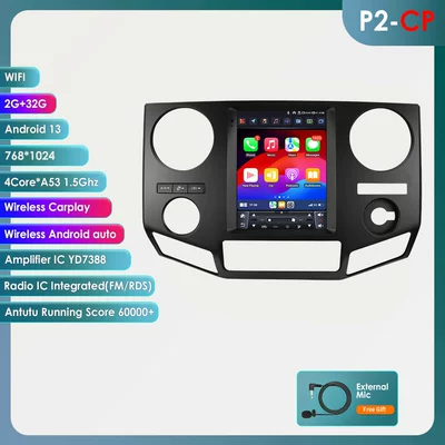 Suitable for 09-16 Ford F250 F450 Smart 9.7inch Vertical Screen Frame Car Navigator All-In-One Machine (DVD Navigation) - wifi-version-quad-core-232g-with-carplay-97inch-suitable-for-09-16-ford-f250-f450