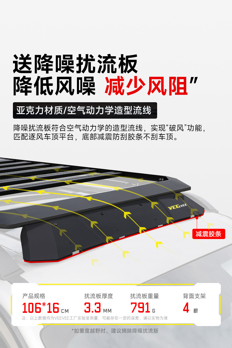 Tank 400 Modified Wind-Chasing Roof Luggage Rack Frame Crossbar Expansion Platform Side Tent Ladder Backpack Spotlight Special Edition