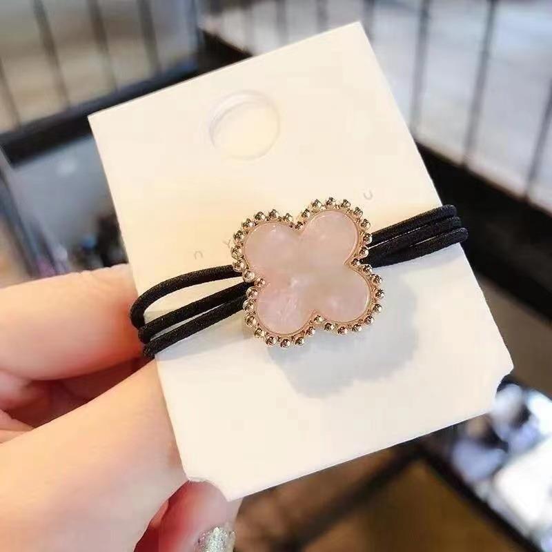 Elástico joyas de cabello de moda con frijoles frescos M anillo de cereza cuerda de cabello al por mayor de la banda de goma cabeza de 100 bolas de cabello rojo una variedad de alta elástica