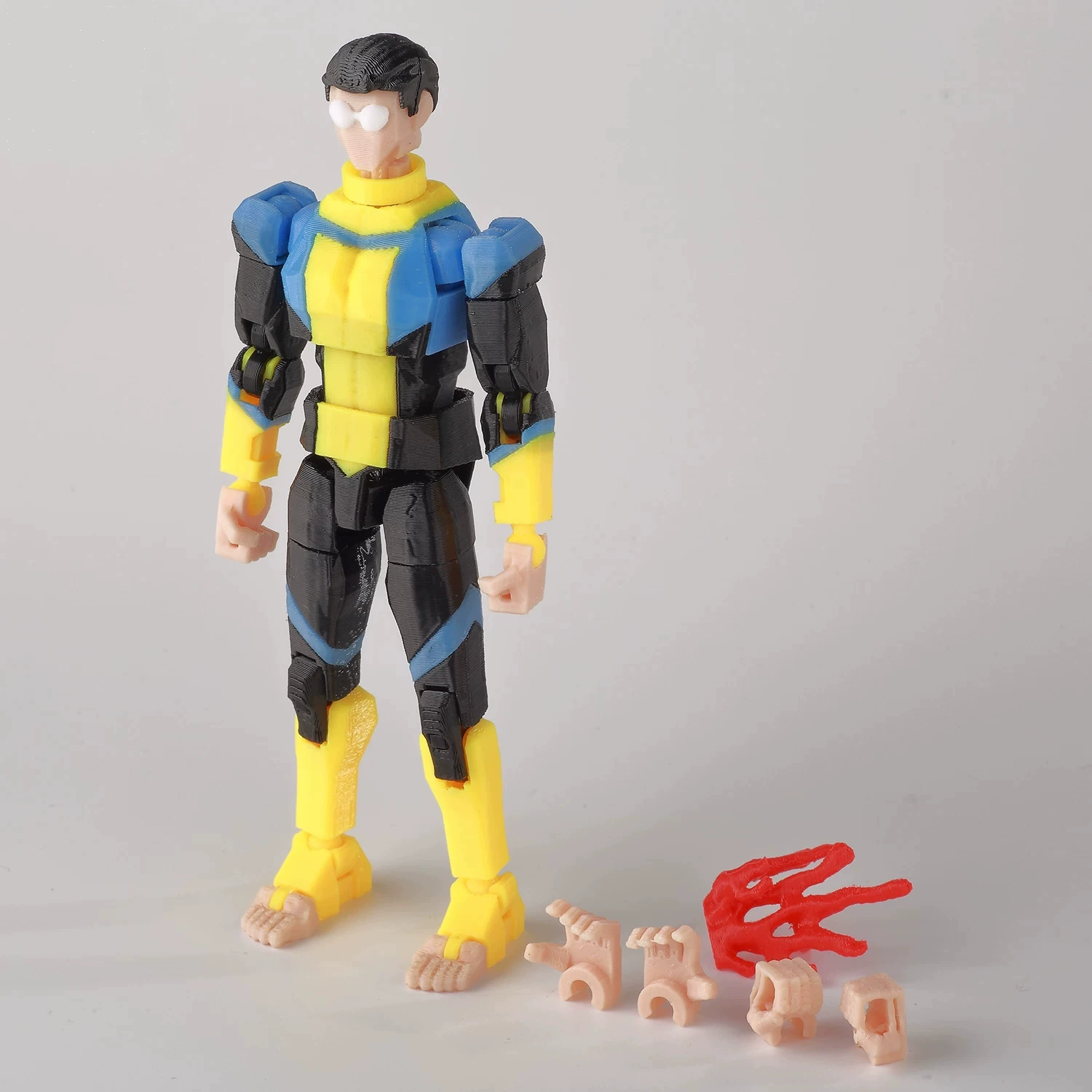 Кукла, подвижная настольная игра, конструктор, минифигура, игрушка, 3D