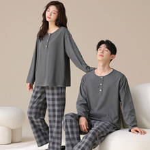 秋冬季德绒睡衣情侣装男女长袖休闲2025新款高级感家居服保暖套装