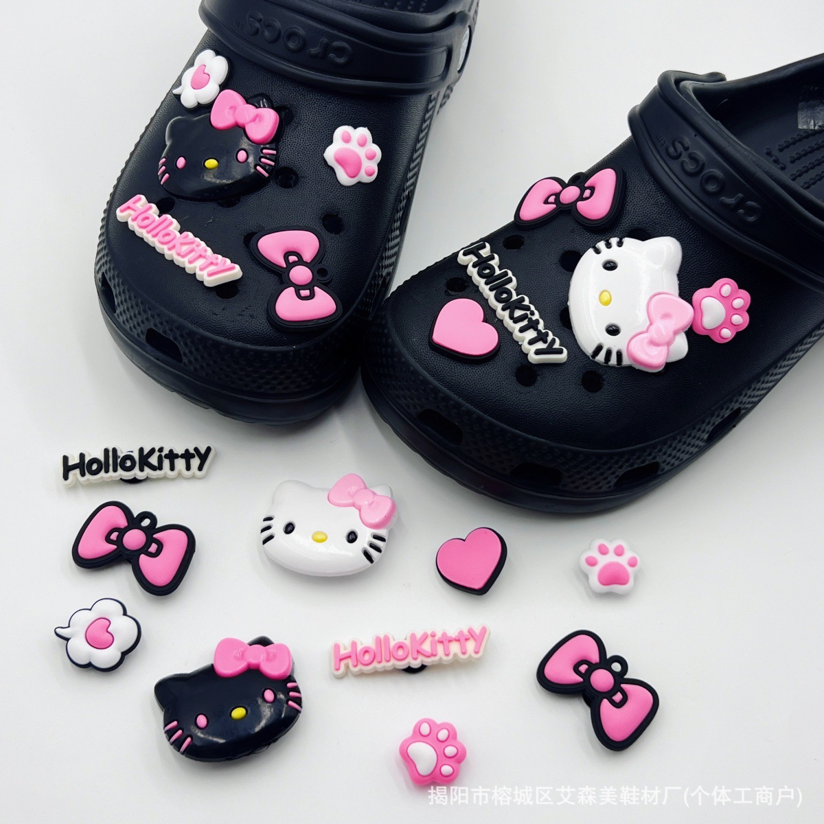 Estrellas plateadas ajuste agujero agujero perdido zapatos decorativos accesorios DIY extraíbles accesorios de flores hebillas de zapatos accesorios tridimensionales