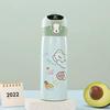 Straw, capacious glass, handheld children's shampoo for elementary school students with glass, Birthday gift, wholesale