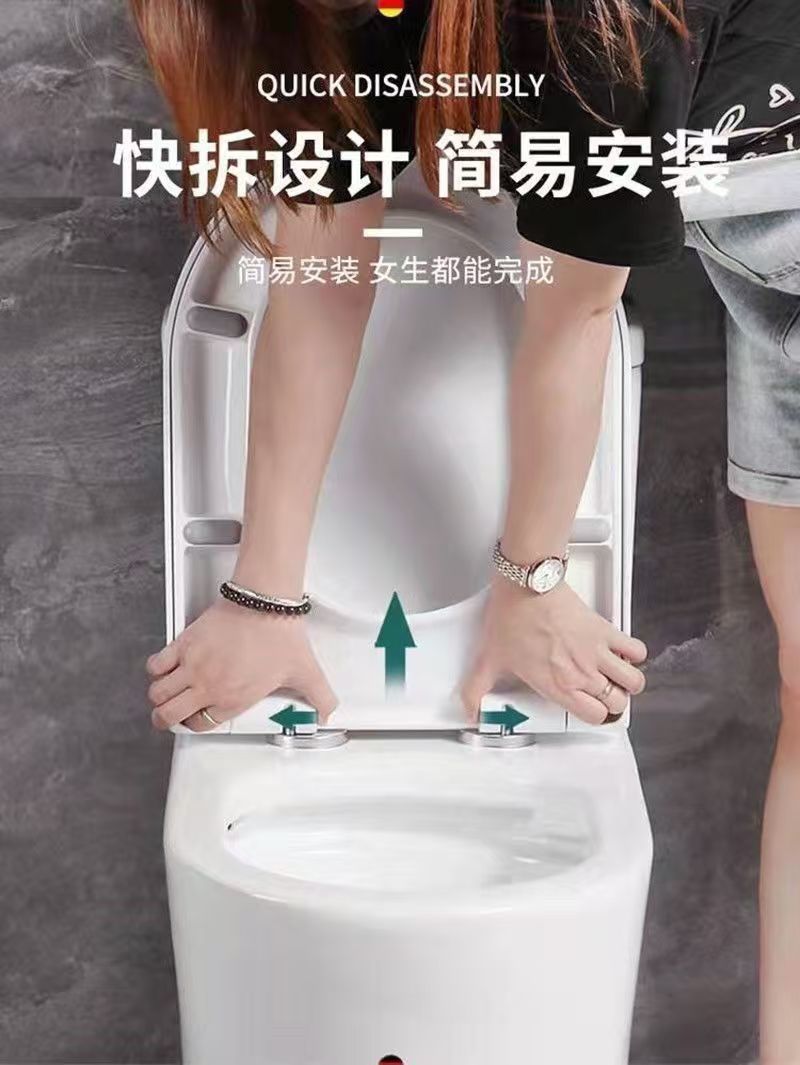 General toilet seat cover antibacterial silent urea-formaldehyde thickened seat ring household descent buffer accessories factory wholesale one piece undefined