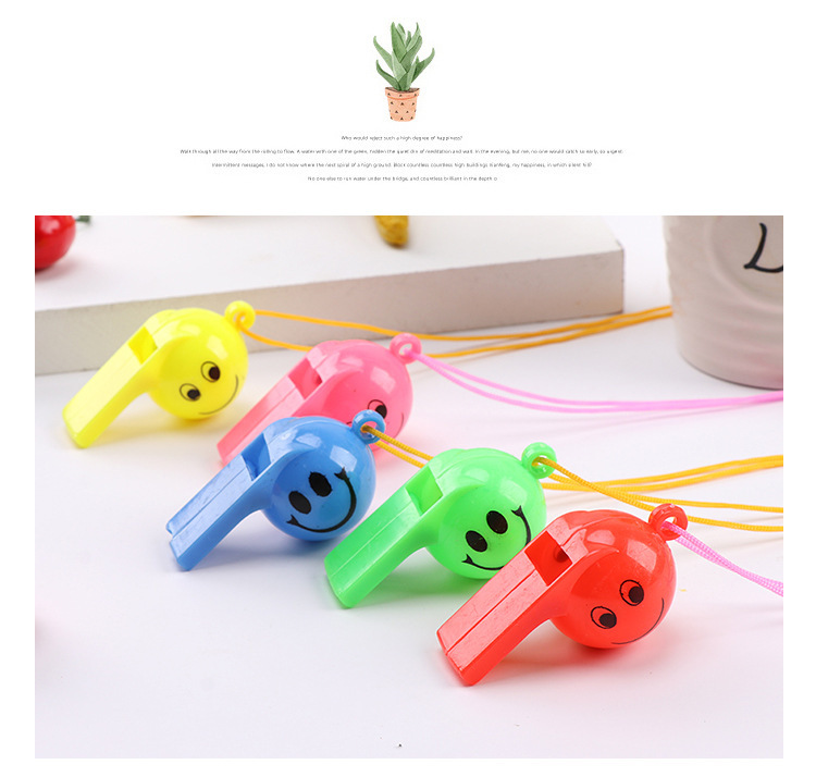 Silbato de fútbol con cuerda – para animar, árbitro, cordón, silbato animado para niños, venta al por mayor