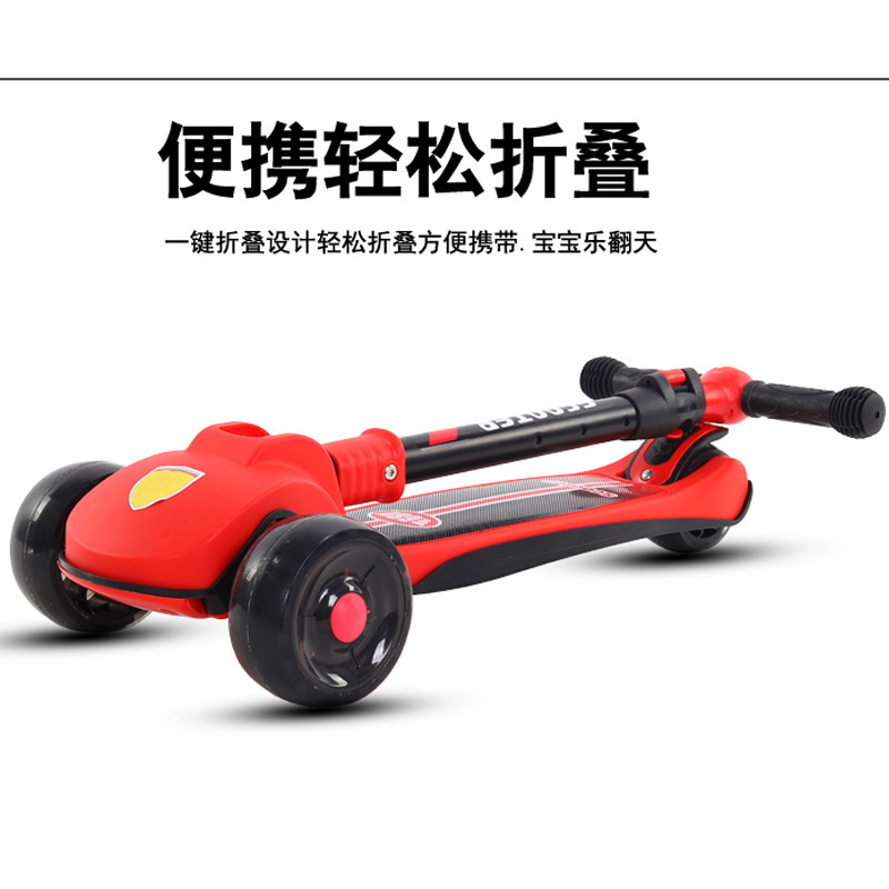 Scooter para niños, niños y niñas, scooter tres en uno, bebé, deslizamiento, automóvil de juguete para niños, venta al por mayor, transfronterizo