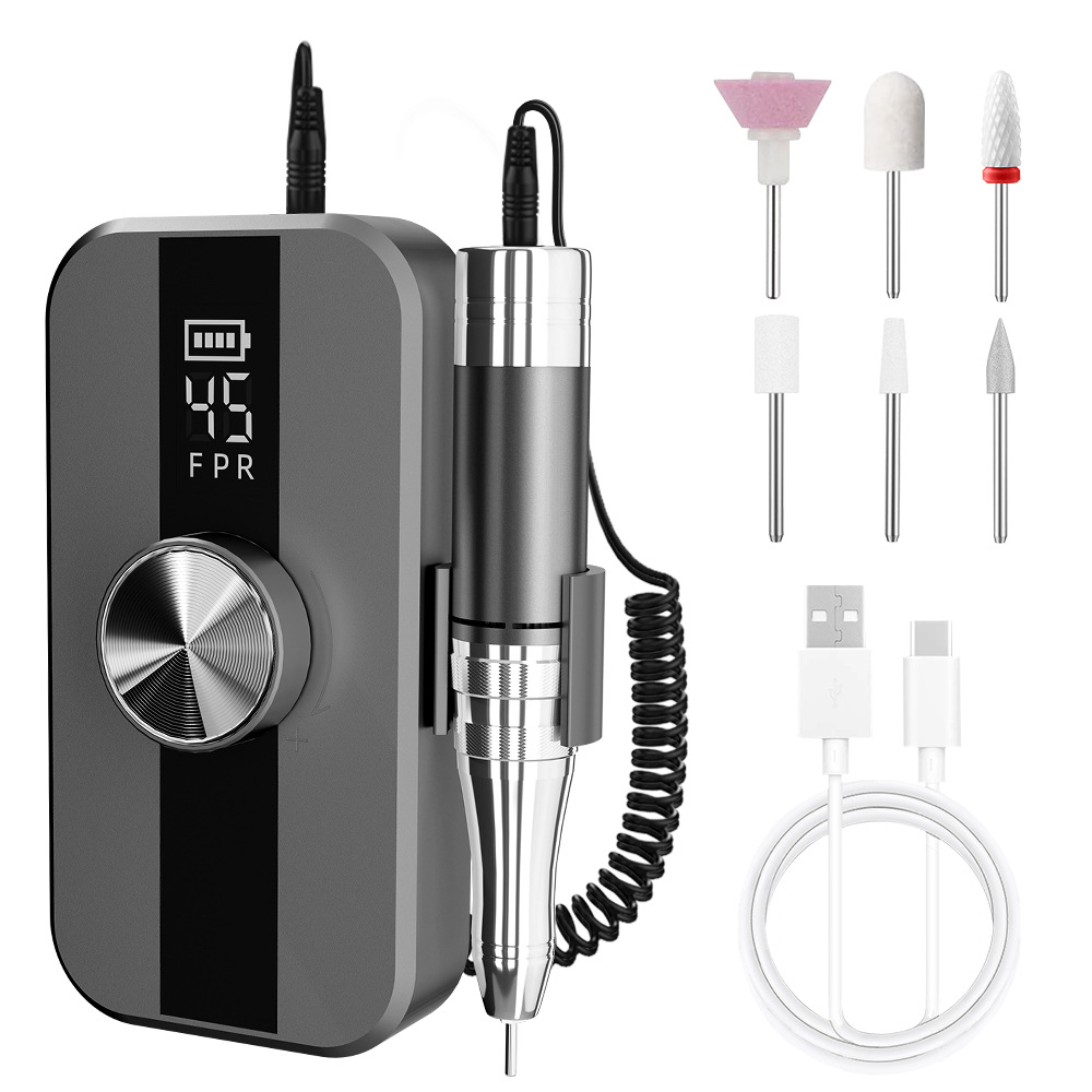 Nuevos productos transfronterizos amoladores de uñas eléctricos portátiles amoladores de uñas profesionales herramientas de manicure amoladores de uñas image 7