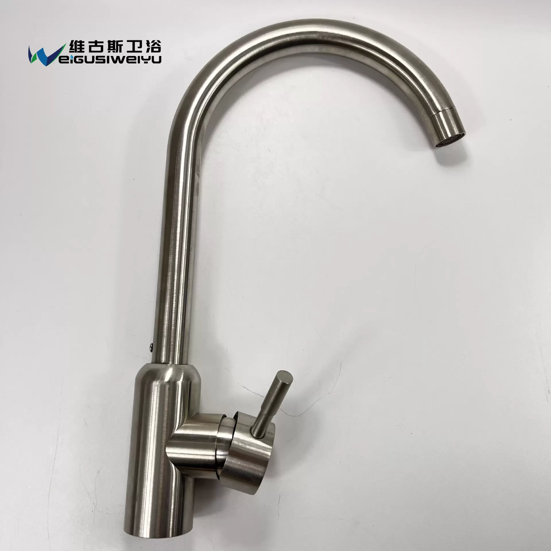 不锈钢厨房冷热水龙头滚珠洗菜盆拉丝洗水槽混水阀洗碗池厨用龙头