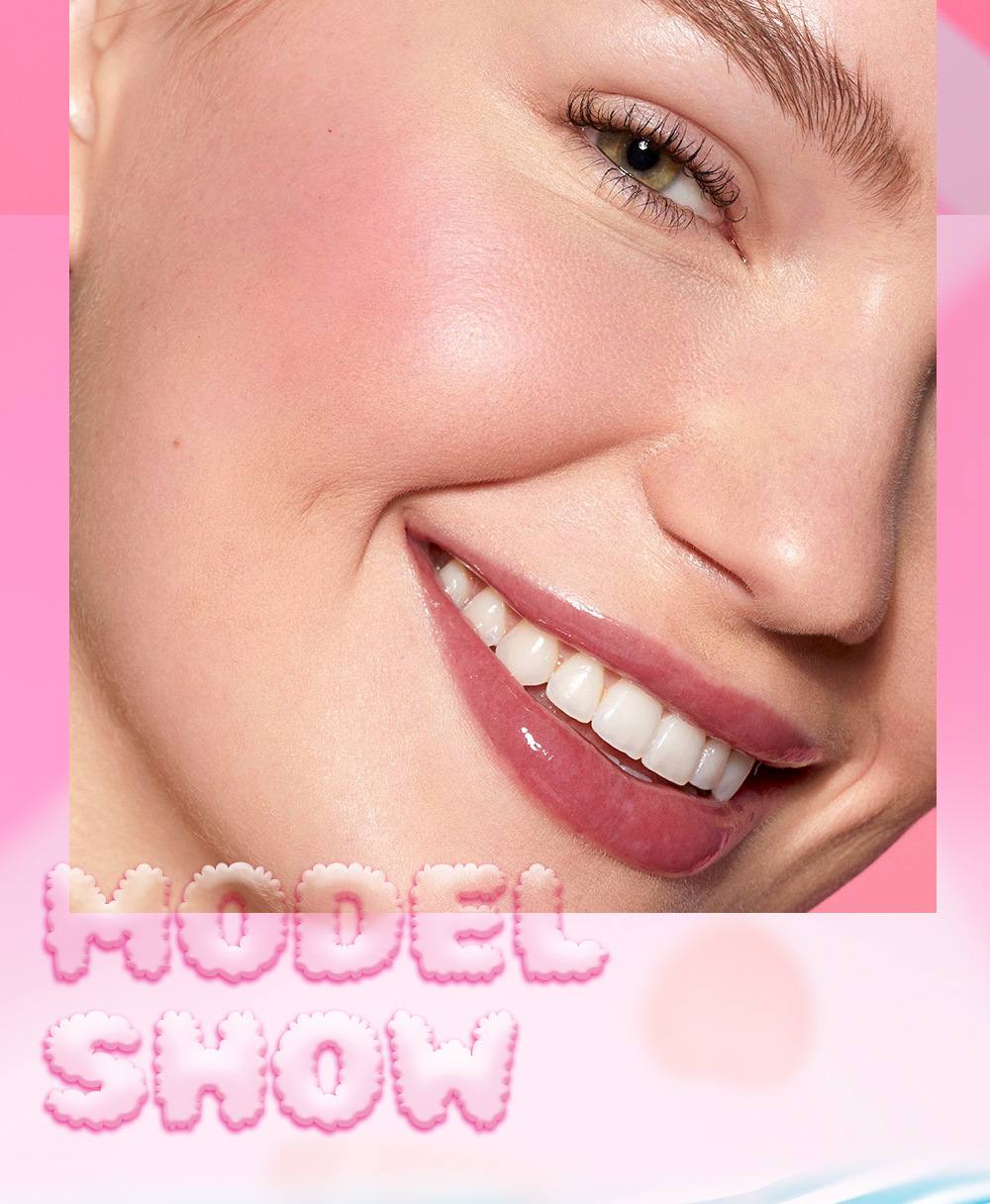 YOUNG VISION 4-color Jelly Blush Lazy Person's Contouring and color-enhancing Glow Blush Stick Specification drawing