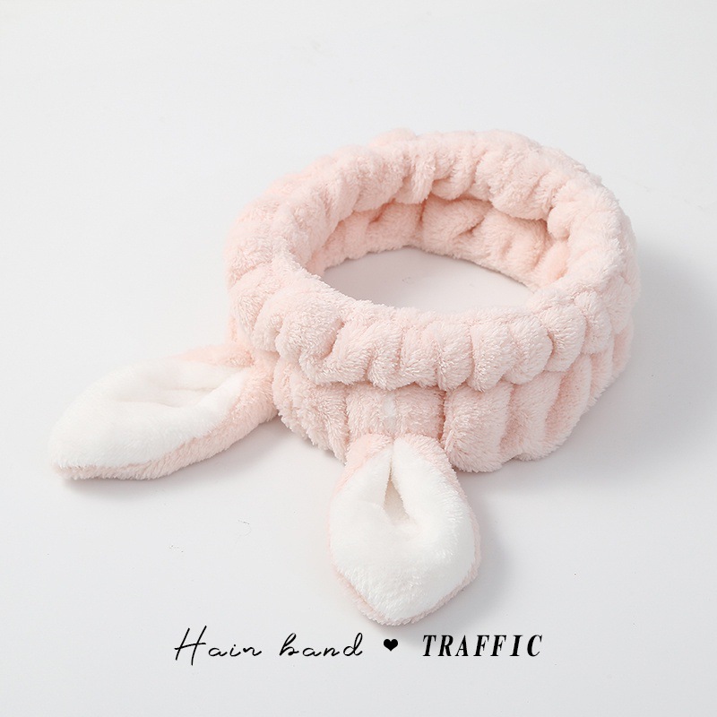 Otoño y invierno peluche bandeja de cabello lavado de la cara aplicación máscara especial de prensado bandeja de cabello paquete de cabello pato amarillo dibujos animados toque de cabello agujero de cabello