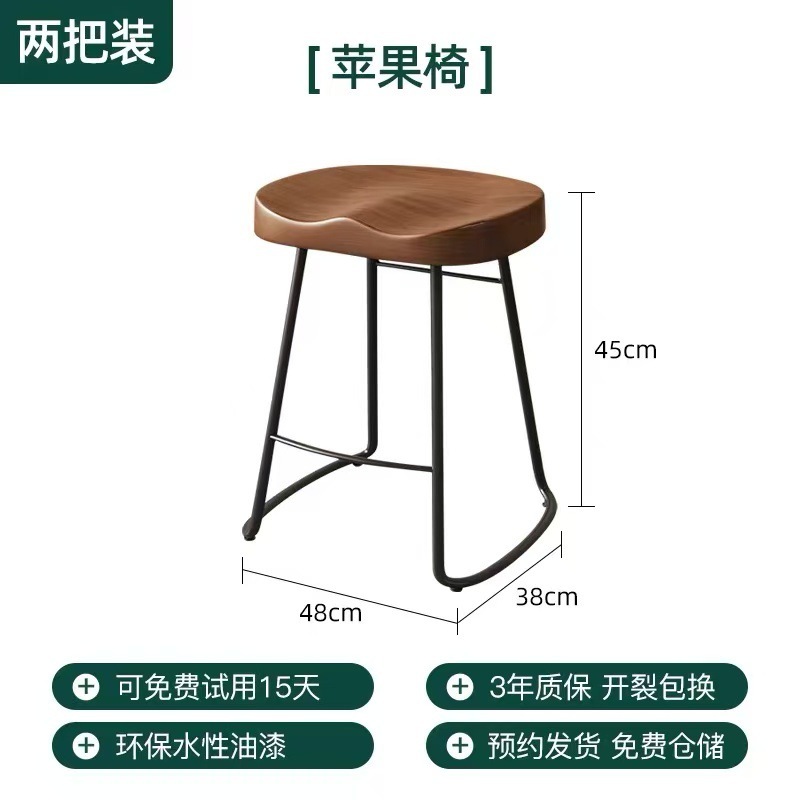 实木长条吧台桌咖啡厅靠墙实木餐桌长条窄餐桌饭店面馆奶茶店桌椅|undefined