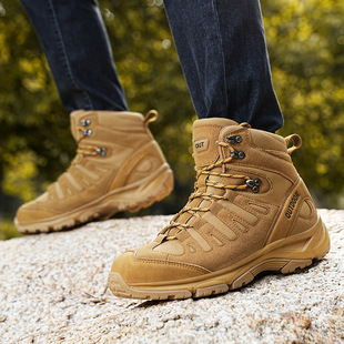 2025 Cross-Border Large Size Outdoor Hiking Amazon Independent Station Aliexpress Pinduoduo Travel Training Zhongbang Men's Shoes