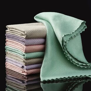 10pcs Microfiber Glass Cleaning Cloth Rag Lint-Free For Wind-阿里巴巴