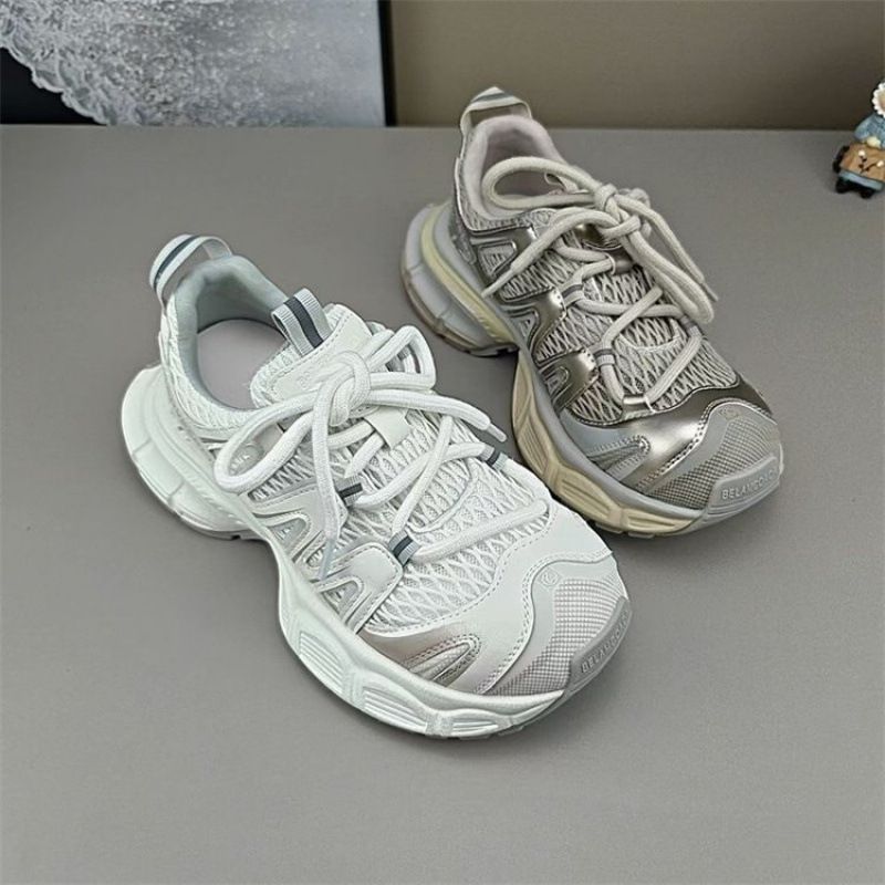 Capibara zapatos de sol grueso para padres y mujeres 2026 verano nuevo estilo de malla transpirable ligera zapatos deportivos de correr