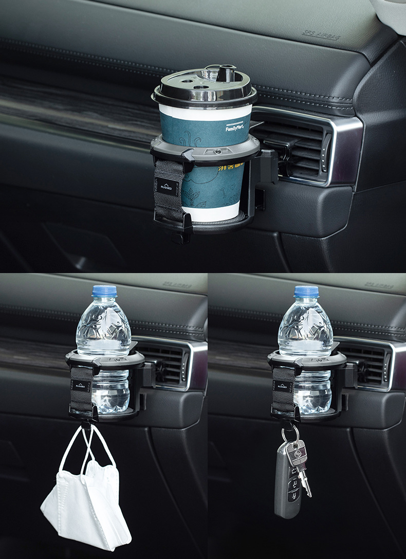 Japan YAC car water cup holder car air outlet multifunctional ashtray fixing frame car suspension cup holder