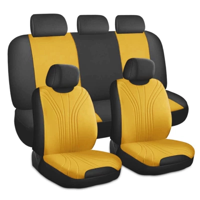 for All Seasons, Hot-Selling on | Seat cushion, seat cover - yellow-2-piece-set-single-seat