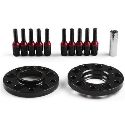 适用宝马轮毂法兰盘5x120 72.56mm 15mm/20mm 2只装配M12*1.5螺栓
