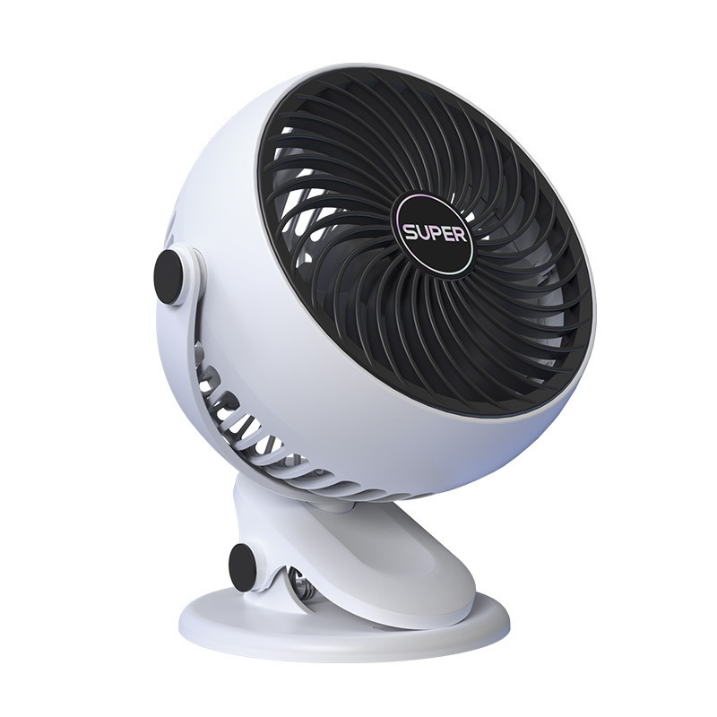 新しいクリップファンUSB充電大風力静音デスクトップ携帯屋外デスクトップ扇風機|undefined