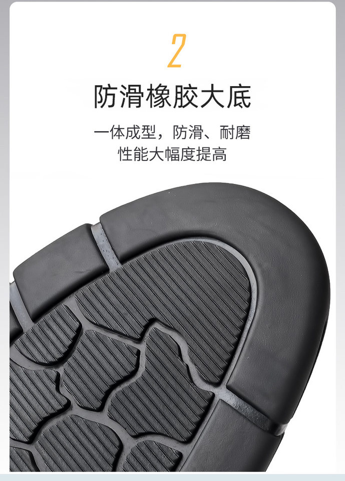 Giày da nam kiểu Anh công sở mũi tròn gót thấp 1–3 cm, giày lười đế mềm mặt mềm — PZ99015 màu đen chi tiết 10