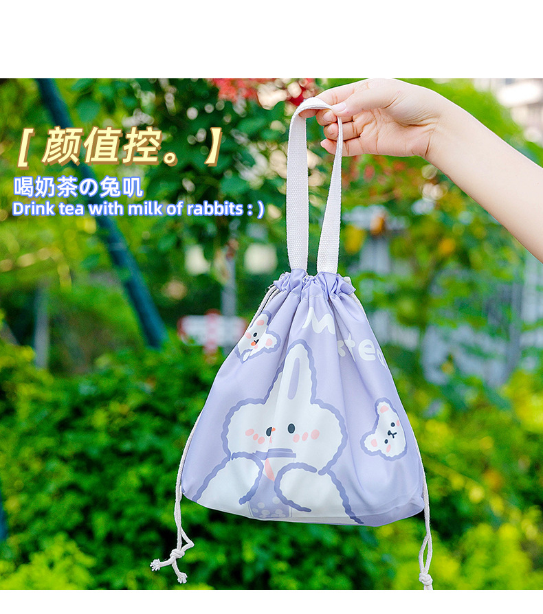 手绘卡通束口包_15