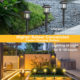 New Outdoor Rainproof Solar Tungsten Lawn Light Small House Light Small Square Small Palace Light Garden Light