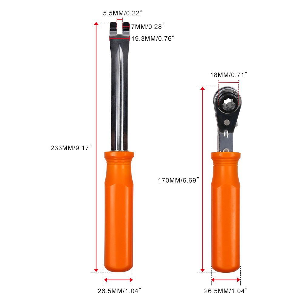 Cross-border automatic gap adjustment tool, thorn wrench tool, car tension adjustment wrench release tool