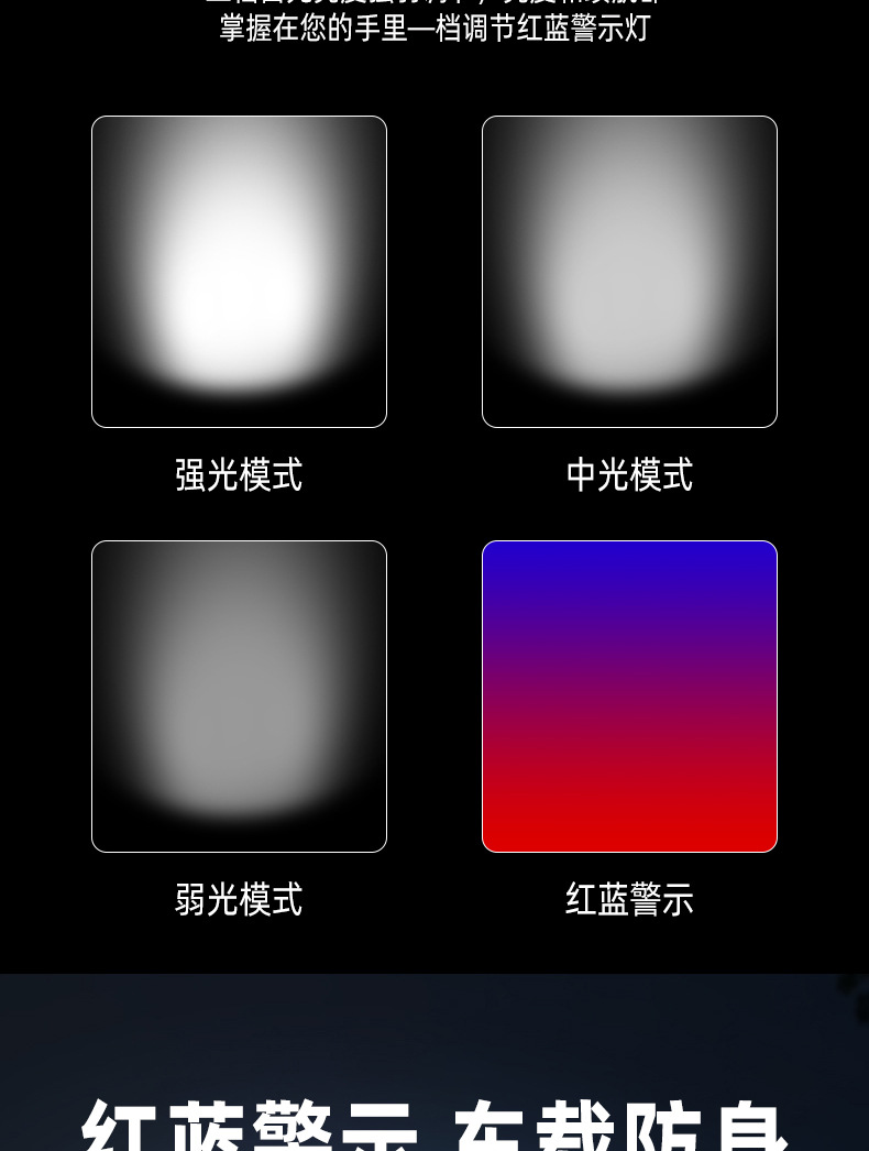 New COB solar-powered portable lamp, LED emergency floodlight, USB charging portable camping lamp pic 6