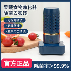 小型カプセル果物清浄機果物野菜洗浄機無線食材殺菌農残野菜洗浄機消毒機