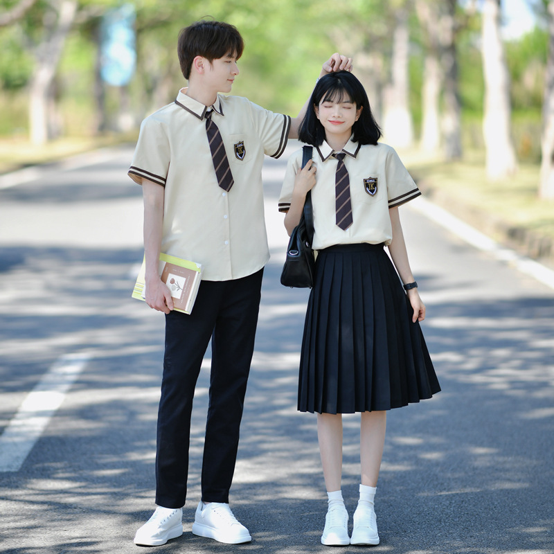British class uniform junior high school college uniform JK uniform suit Senior high school graduation photo adult ceremony primary school student performance uniform