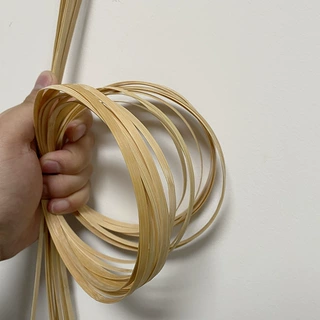 竹森林竹蔑条竹条竹编织竹片软薄竹料diy长条竹篮子材料婚庆布置