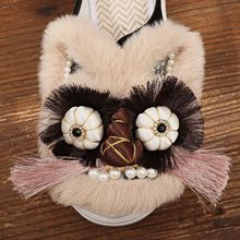 新款非物质文化纯手工制作DIY新中式虎头贴布，不包含鞋 只是虎头