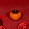 Wedding ornaments Ceramic persimmon-Black Gaisa 1 200g