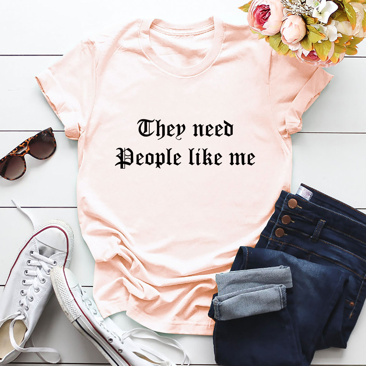 letters print short-sleeved t-shirt NSSN21221