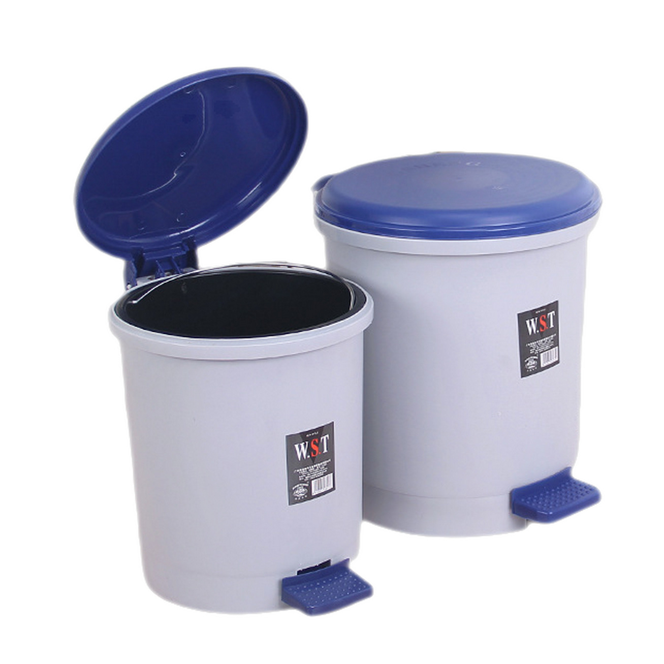 欧式创意脚踏式塑胶垃圾桶家用客厅卧室卫生间有盖脚踩塑料垃圾筒