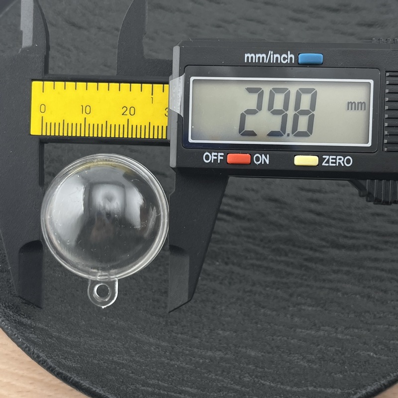 30mm圆球形亚克力透明摇摇乐吊坠珠子diy车挂diy车摆件|undefined
