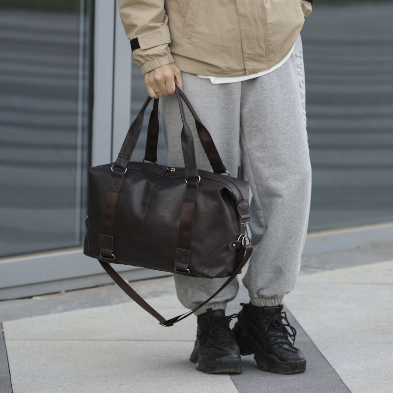 Nuevo estilo coreano bolso de los hombres de gran capacidad bolsa de viaje bolsa de equipaje viaje de negocios hombro bolsa de mensajero bolsa de viaje