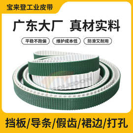 玻璃石材同步带草纹PU5m聚氨酯同步带瓷砖磨边机防滑耐磨传动带