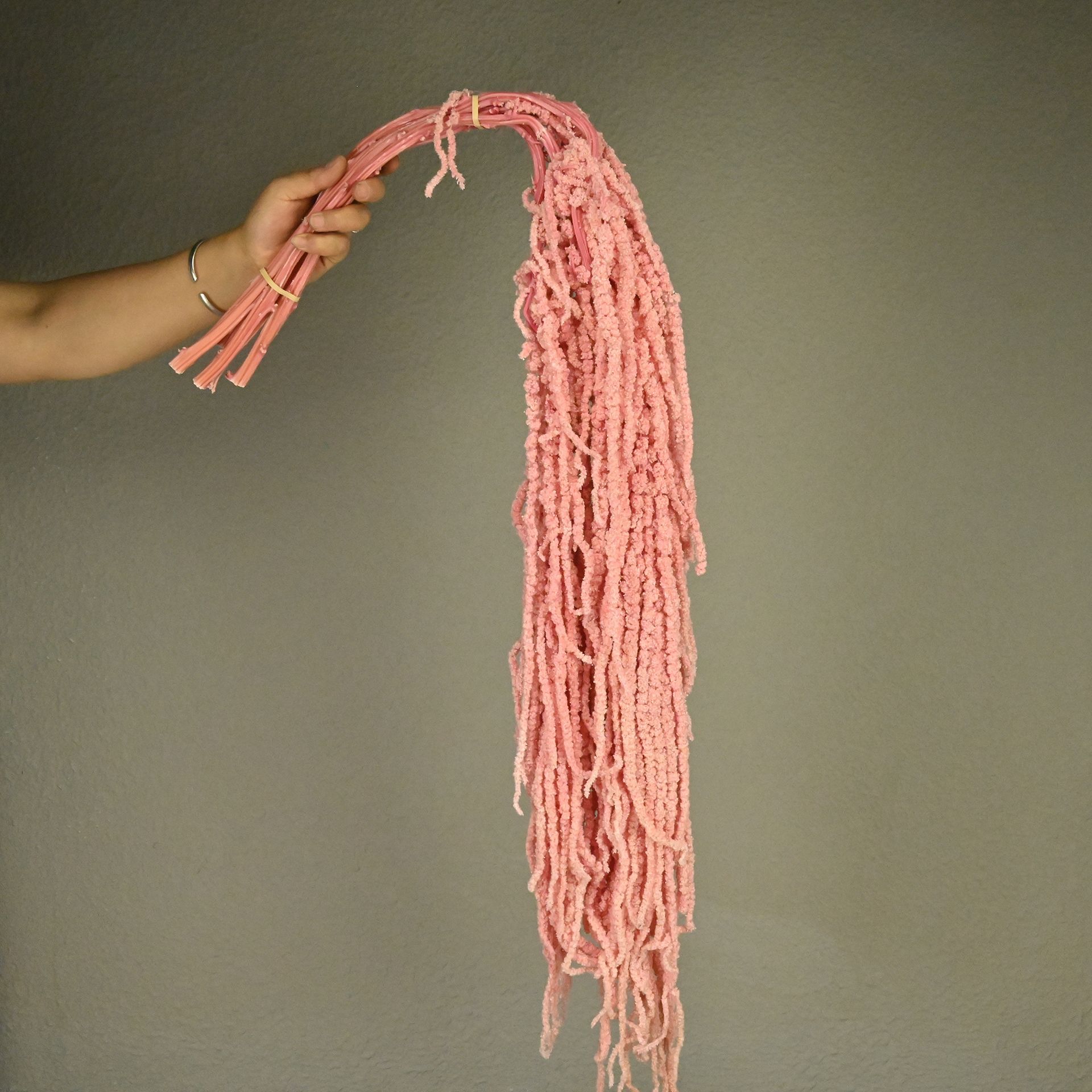 Flores fantasmas colgantes de arroz flor inmortal Juliet Amantes lágrimas colgantes de flores de decoración de bodas flores verdaderas