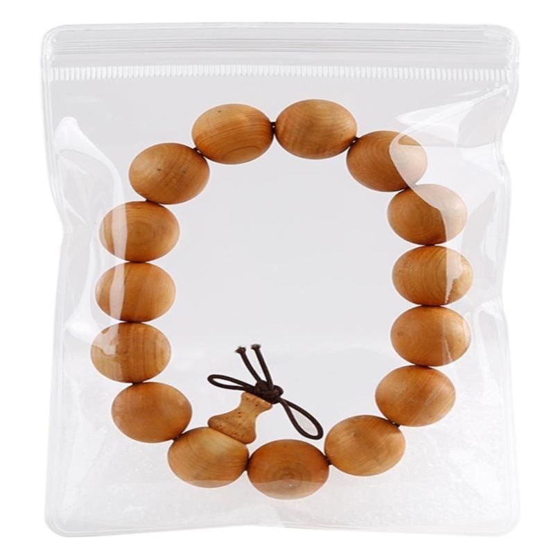 PVC transparente ziplock bolsa cremallera bolsa de almacenamiento de joyas pulsera de joyería bolsa de embalaje Wenwan bolsa sellada anti-oxidación