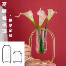 家用高硼硅玻璃插花玻璃管 透明防爆耐高温实验玻璃试管