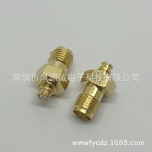 SMAK/SMPK 高频同轴转接头 全铜 射频转接头  全铜 SMA母转SMP母